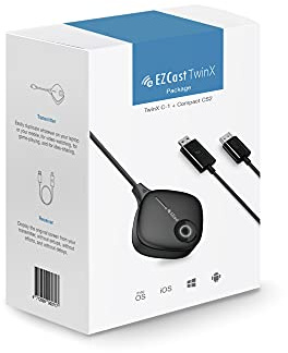 EZCAST Wireless Display Transmitter and Receiver (TwinX Package USB-C transmitter and HDMI receiver)