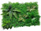 Mur d'herbe Panneau de Fond Artificiel décoration intérieur extérieur intimité écran de haie Protection UV adapté à la fête de clôture (8)