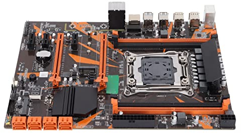 4 Channel DDR4 PC Motherboard with 4 Rear USB 3.0 Interface Ports Eight Phase Power LGA2011‑3 SATA PCI‑E M.2 Slot High Speed Desktop Computer Motherboard