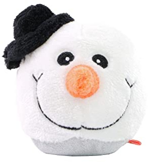 Minifeet Schmoozies Schneemann - 2 in 1 Plüschtier und Bildschirmreiniger Dank Mikrofaser: Geschenk für Kollegen, Freunde, Kinder zum Geburtstag, Weihnachten oder als kleine Aufmerksamkeit | 8,5 cm