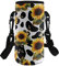 COEQINE Sac de transport isotherme en néoprène avec motif de vache et tournesol pour adultes et enfants, pour la marche, la randonnée, bandoulière réglable