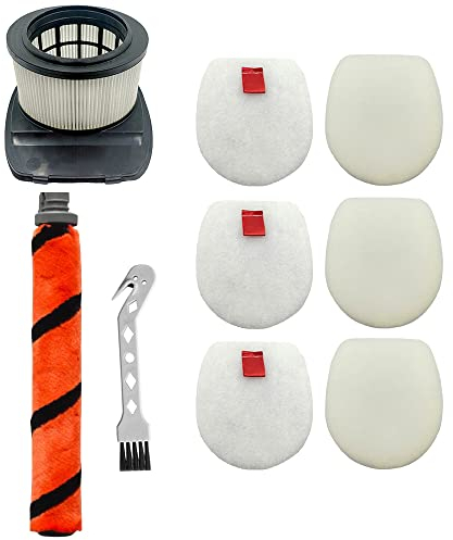 Brush Roller Filter Replacements Kits for Shark Hoover IC300 IZ201UK IZ201UKT IZ201UKTSB IZ251UK IZ251UKT IZ202SM IZ201ME Cordless Stick Vacuum Cleaner Duoclean Anti Hair Wrap Accessoriss