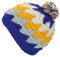 GURU SHOP Beanie Mütze, Bommelmütze aus Nepal, Wintermütze - Modell 10, Herren/Damen, Wolle
