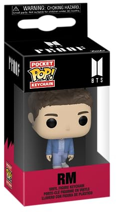 Funko Pop! Keychain: BTS - RM Novelty Keyring - Collectable Mini Figure - Stocking Filler - Gift Idea - Official Merchandise - Music Fans - Backpack Decor