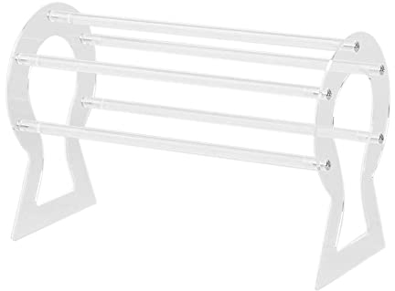 Acfthepiey Haarreif-Halter, transparenter Stirnband-Organizer, Acryl-Haarreif-Präsentationsständer, Stirnband-Aufbewahrungshalter für Frauen und Mädchen