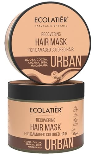 Recovering Haarmaske für Geschädigtes und Gefärbtes Haar - Tiefenpflege mit Arganöl, Sheabutter & Jojobaöl - 98% Natürliche Inhaltsstoffe, Vegan, Haarpflege für Trockenes Haar