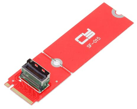 xiwai PCI-E 5.0 4.0 M.2 M-Key to MCIO Female Mini Cool Edge IO Host Adapter Conversion Expansion Board for PCIe Nvme SSD 2280 2230 Converter Card