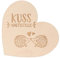 Spruchreif | Kleines Deko-Holzherz zum Aufstellen | Geschenkidee Partner