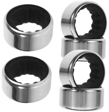 LABRIMP 6pezzi Collare Antigoccia in Acciaio per Vino Anello per Vino Accessori per Bottiglie