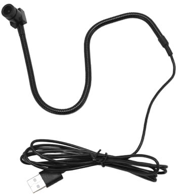PUSOKEI Center Cam Middle Screen Webcam, 2MP Plug & Play USB Webcam, Auto Focus Eye to Cam, with Built-in Microphone, for Laptop and Desktop, Home Video Conferences