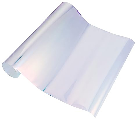 BELLIFFY Sunset Atmosphere Light Laser Film Gel for Strobe Flashlight Iridescent Cellophane Light Film Tint for Window Cover for Photoshoot Lighting and Home Decor