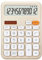 OSALO Desktop Calculator Extra Large LCD Display 12-Digit Big Buttons Accounting Calculators Battery & Solar Powered for Office Business Daily Home (A7 White Small Size)