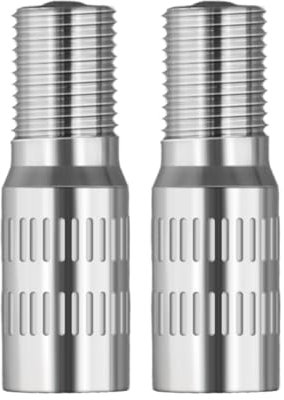 2 Pezzi Prolunga Valvola Pneumatici Auto, Adattatore Valvola di Estensione Valvola, Adattatore Prolunga Valvola Scooter, Estensione della Valvola Auto, Prolunga Valvola Adattatore per Auto, Scooter