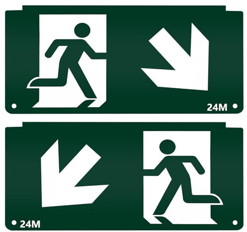 Salida de emergencia: Señalización luminosa de alta visibilidad, fácil instalación, ideal para evacuaciones seguras y cumplimiento normativo.