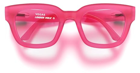 LONDON MOLE® Vegas Grandes lunettes de lecture surdimensionnées | Un grand cadre carré moderne et audacieux | Lecteurs de style statement pour hommes et femmes