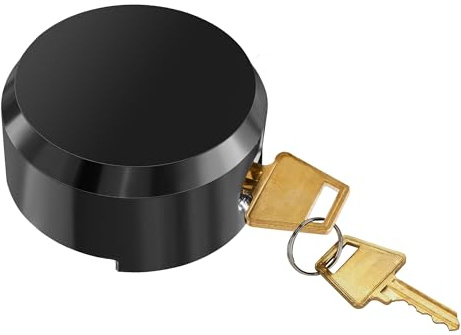 Alwapea 1 candado de grillete oculto, candado de disco resistente para remolques, cerraduras de furgoneta con llave igual, candados de disco de remolque con bloqueo de disco ampliado para furgonetas,