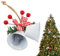Campana di decorazione per albero di Natale, costruzione in ferro per un uso duraturo, decorazione per interni colorata, ideale per alberi e porte | decorazione per finestre festive, campane