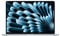 Apple MacBook Air (15, Apple M4 Chip mit 10‑Core CPU und 10‑Core GPU, 16GB Gemeinsamer Arbeitsspeicher, 512 GB) - Himmelblau