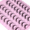 20 Pairs Natural Cat Eye D Curl Invisible Band D Curl Russian Strip Fluffy 4 Styles Mixed Fake Pack