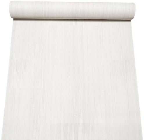 SOPHIE LAURENCE Light Grey Off White Linen Style 3D Textured Wallpaper Smooth Vinyl Finish for Living Room Bedroom Study or Accent Walls Non Woven Wall Panels (Sample)