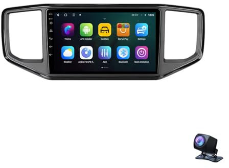 Radio Android 15 para Volkswagen Amarok 1 2016-2020 | Android Auto/Carplay Inalámbrico | GPS WiFi Bluetooth | Pantalla Táctil 9 | FM USB Control Volante Pantalla Dividida(4+64G)