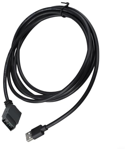 Glomc Cable de programación de logotipo para Siemens LOGO USB-CABLE PLC 6ED1 057-1AA01-0BA0 USB a convertidor de puerto serial No requiere instalación de controladores, interfaz aislada