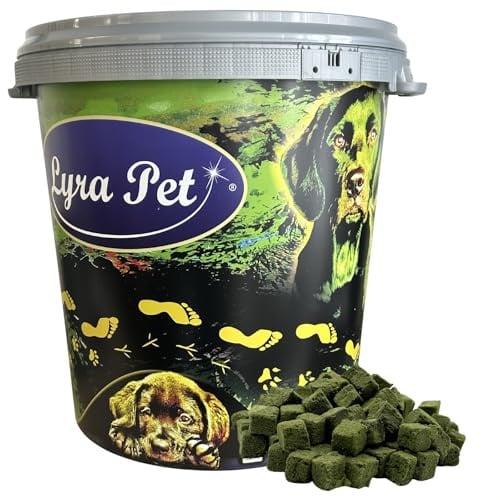 Lyra Pet® 1 kg (5 x 200g) Katzengraswürfel gefriergetrocknet in 30 L Tonne