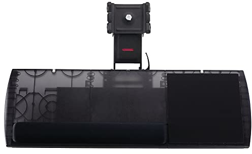 Kensington 60718 Verstellbare Tastaturplattform mit SmartFit-System, 21-1/4W x 10D, Schwarz