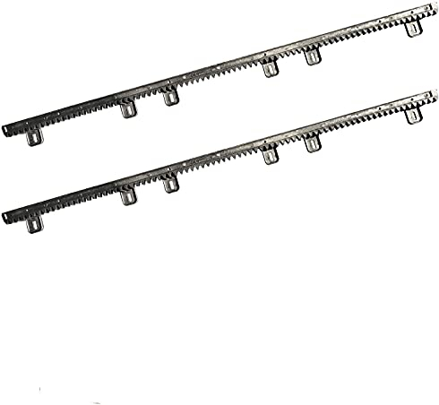 VDS 2x Zahnstangen, je 1 Meter, Schwarz, für Schiebetorantrieb Torantrieb Tor Antrieb Ersatzteil