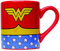 Silver Buffalo DC Comics Wonder Woman Uniform Jumbo-Keramiktasse, 590 ml