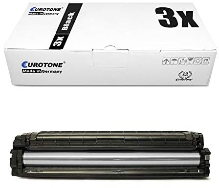 3X Eurotone Toner für Samsung CLX 6260 wie CLT-K506L K506 Black Schwarz