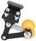 Tensor de cadena moto universal - Ajustador Tensor de cadena Perno en el rodillo Motocicleta Longitud de enlace Modificado Universal Herramienta de accesorios (Color : Black)