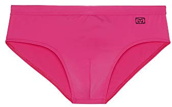 Hom Sea Life Swim Mini Briefs Costume a Slip, Rosa, XL Uomo