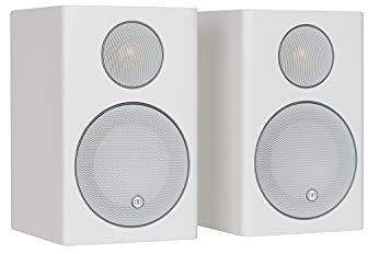 MONITOR AUDIO Radius 90 Bookshelf Speakers, Satin White (Pair)