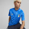 FIGC Season 2022/23 Official Home T-Shirt Men's, Ignite Blue-Electric Blue Lemonade, S