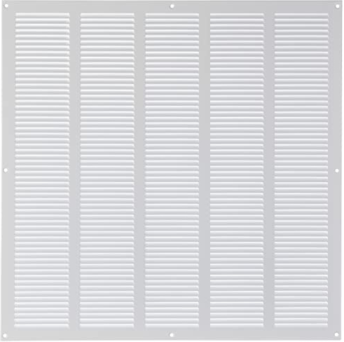 500x500mm Griglie D'Aerazione/Ventilazione in Metallo - Bianca Griglia D'aria con Rete Anti Insetti