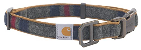 Carhartt Pet Voll verstellbares Gurtband für Hunde, reflektierende Nähte für Sichtbarkeit, Decke gestreift, groß