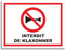 Plaque de signalisation Interdit de klaxonner en aluminium 30x20 cm
