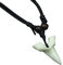 GFLPO Haifischzahn-Halskette für Jungen, Haifischzahn-Anhänger, Haifischzähne, Schmuck, Surfer-Halskette, Lederschnur, Hai-Halskette für Jungen, coole Strand-Halskette für Herren, Sommerschmuck für
