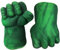 Superhelden Kinderspielzeug, Fausthandschuhe, Boxhandschuhe, Hände, weiche Plüschfäuste, Cosplay für Jungen, Geschenk zu Weihnachten, Halloween und Geburtstag (Green)