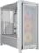 CORSAIR FRAME 4000D RS ARGB Modular Mid-Tower ATX PC Case – High Airflow, 3x Pre-Installed RS ARGB Fans, InfiniRail™ Fan Mounting System, ASUS BTF, MSI Project Zero, Gigabyte Project Stealth – White