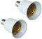 Tynmoel 2X Adaptateur D'Ampoule LED CFL/Convertisseur de Douille E14 vers E27