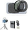 JJC 67mm CPL Filter for iPhone, Magnetic Circiular Polarizer Lens Filter Adapter Kit Compatible with iPhone 16 15 14 Pro Max Plus with 1/4” Screw & Shoe Mount for Vlogging Video Recording TikTok