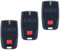Reoval Set di 3 telecomandi da garage per BFT MITTO 2, 433 MHz, telecomando BFT a 2 pulsanti, compatibile con porte da garage