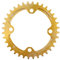 Trohollis Kettenblatt,Fahrrad Kettenblatt Kettenblatt 104BCD Rund 32 34 36 38 40 42T 44 46 Zähne Schmal Breit Ultraleicht MTB Mountainbike 104 BCD Kettenblatt(32T,Golden)
