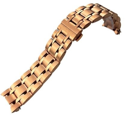 LMPVPDGADZ Watch Accessories 22mm 23mm 24mm Fit For Tissot 1853 Couturier T035 Stainless Steel Strap T035407A T035627A Men Business Watch Strap(Rose Gold,24mm)