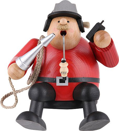 KWO Räuchermännchen Kantenhocker Feuerwehrmann * Höhe 15 cm