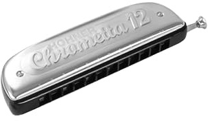 Hohner Chrometta 12 Harmonica G Major - M25508