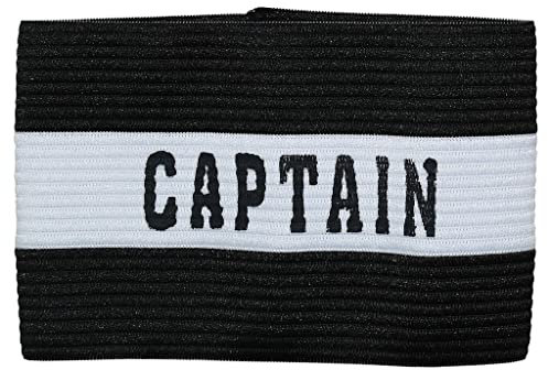 Precision Training Unisex' s CaPTains Armband, Black, Senior, yellow