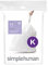 simplehuman, Code K passgenaue Müllbeutel Packung mit 20